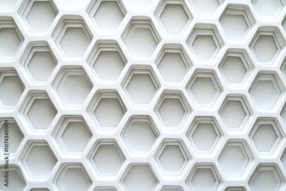 Naklejka premium Hexagon Wall Close Up