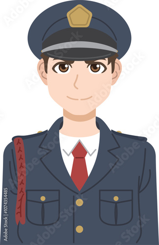 若い男性警備員