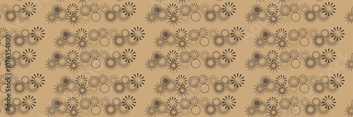 Fireworks background, fireworks vector border, frame. Christmas, New Year background. Vector illustration. EPS 10