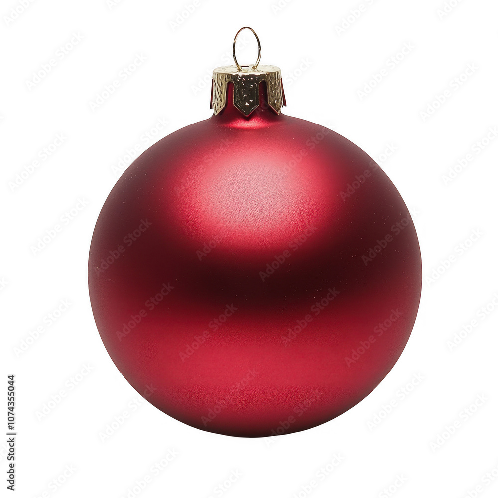 Vibrant Ruby Red Christmas Ornament Vibrant Ruby Red Christmas Ornament