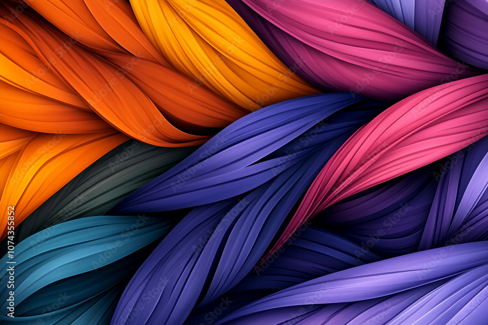 A colorful, abstract image of a bunch of different colored ribbons. The ribbons are of various colors and are arranged in a way that creates a sense of movement and flow. The image is vibrant A colorful, abstract image of a bunch of different colored ribbons. The ribbons are of various colors and are arranged in a way that creates a sense of movement and flow. The image is vibrant