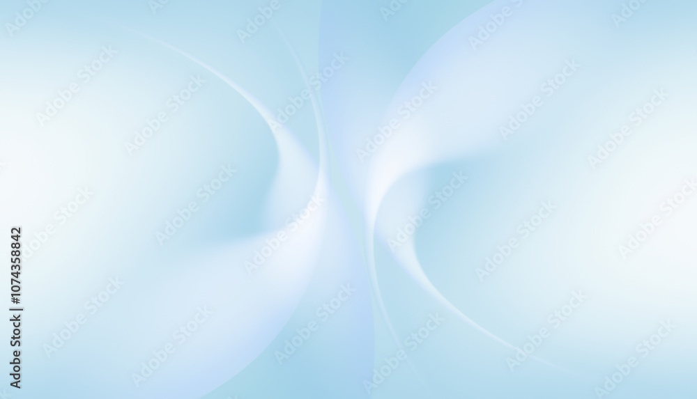 Fototapeta premium Calming Blue and White Swirls