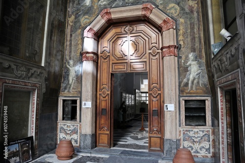 Napoli - Ingresso al Chiostro di San Gregorio Armeno photo