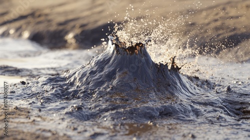 Mud Volcano Eruption photo