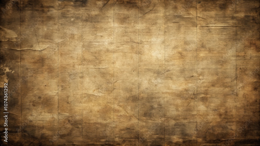 Fototapeta premium Dark, worn newsprint paper background with a grunge texture , vintage, aged, rough, distressed, old, weathered, print, retro