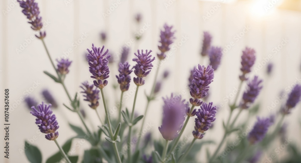 Obraz premium Blooming lavender closeup as a natural summer background.