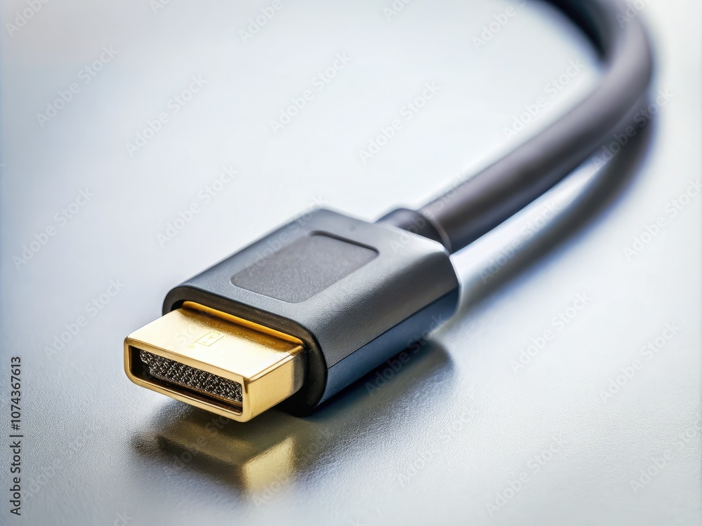 Minimalist HDMI Cable Photography for Home Office and Tech Enthusiasts Minimalist HDMI Cable Photography for Home Office and Tech Enthusiasts