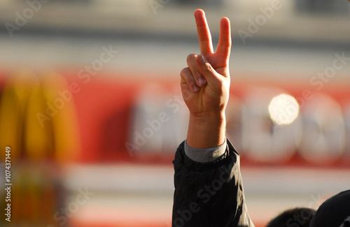 Rally by supporters of the Kurdistan Workers' Party (PKK) in Berlin photo