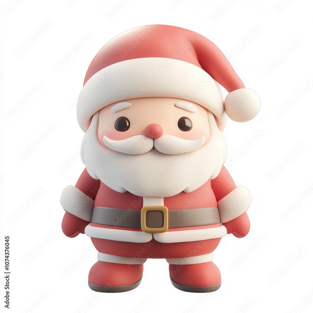 Cute Santa Claus character for festive decorations. Cute Santa Claus character for festive decorations.
