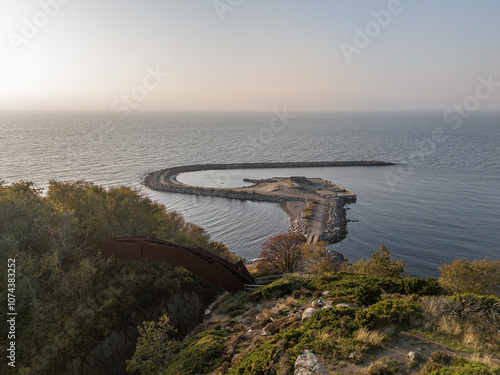 Harbour by Baltic Sea