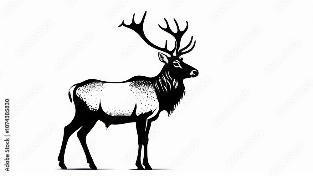 deer silhouette vector deer silhouette vector