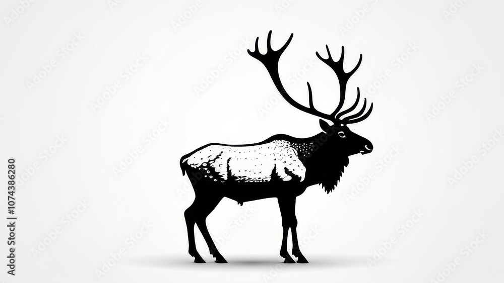 deer silhouette vector deer silhouette vector