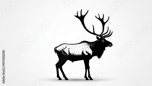 deer silhouette vector