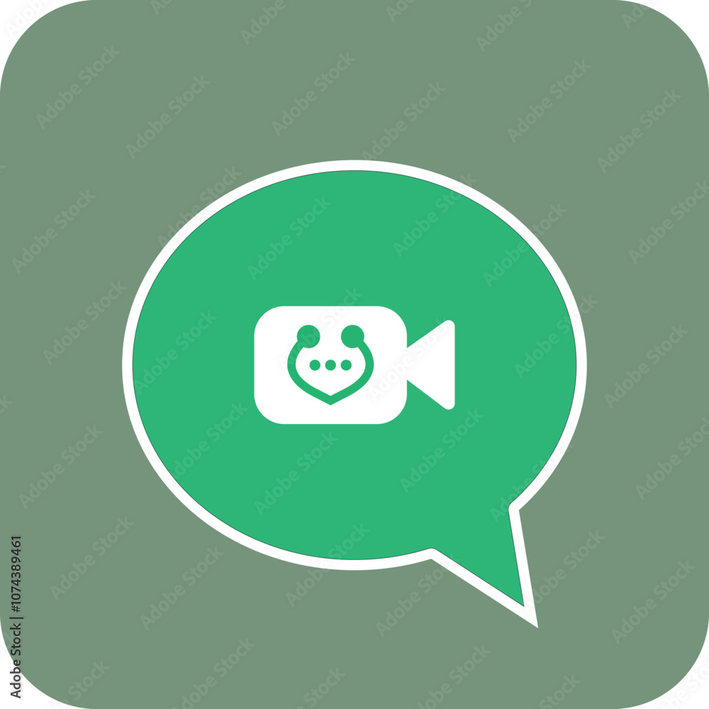Premium Vector, New message icon, Medical video call chat logo, chat app icon Premium Vector, New message icon, Medical video call chat logo, chat app icon