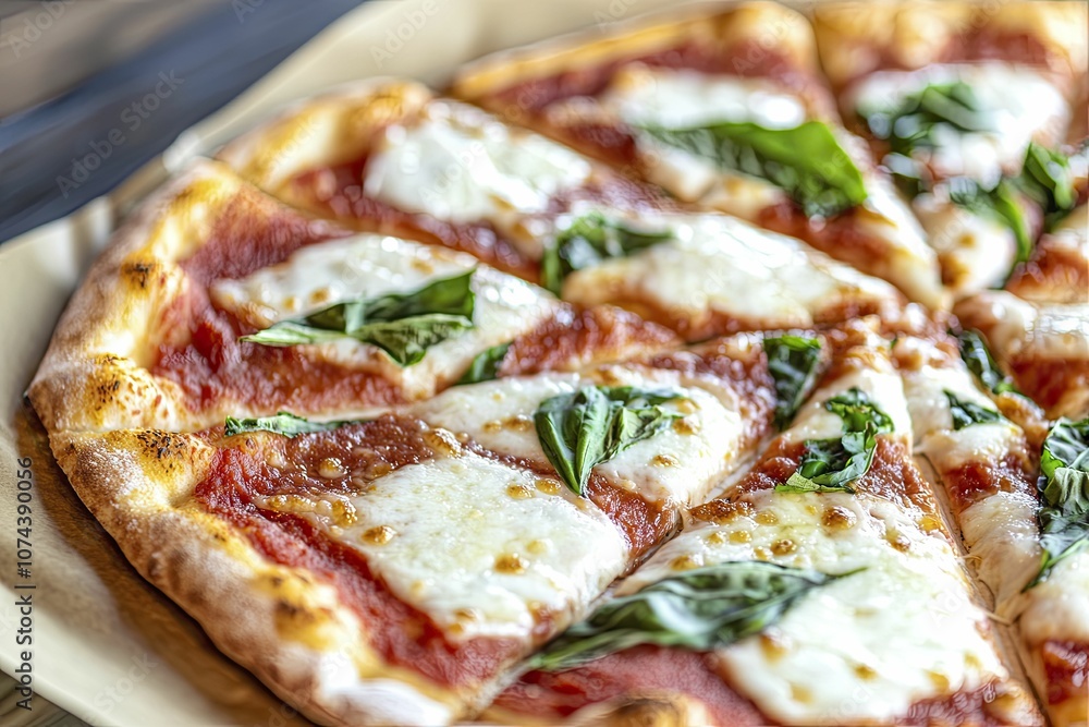 Low-carb pizza topped with fresh ingredients, laid-back dining vibe, perfect setting for friendly get-togethers.