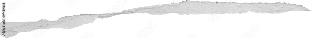 Ripped torn paper edges isolated on white background Ripped torn paper edges isolated on white background
