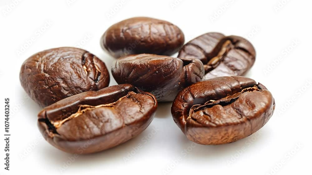 Coffee beans isolated on white Coffee beans isolated on white