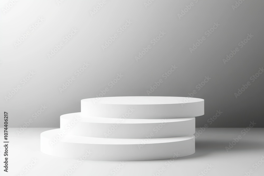 Elegant Display Stand Featuring Blank Area for Product Presentation, Ideal for Minimalist and Modern Showcases in Various Settings Elegant Display Stand Featuring Blank Area for Product Presentation, Ideal for Minimalist and Modern Showcases in Various Settings