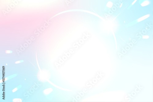Image background of a prism shining in seven colors	
