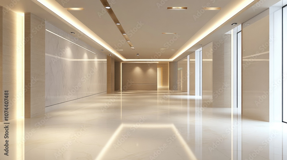 3D-rendered exhibition space, featuring clean walls and soft light, creating a minimalist backdrop for presentations. 3D-rendered exhibition space, featuring clean walls and soft light, creating a minimalist backdrop for presentations.