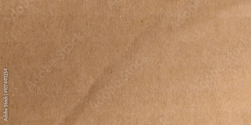 Crumpled art plain paper craft texture for backgrounds in vintage color soft cream tone:detail of crease crinkle of paper flat texture. High quality