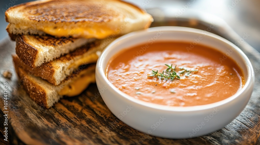 Tomato Soup and Grilled Cheese Tomato Soup and Grilled Cheese