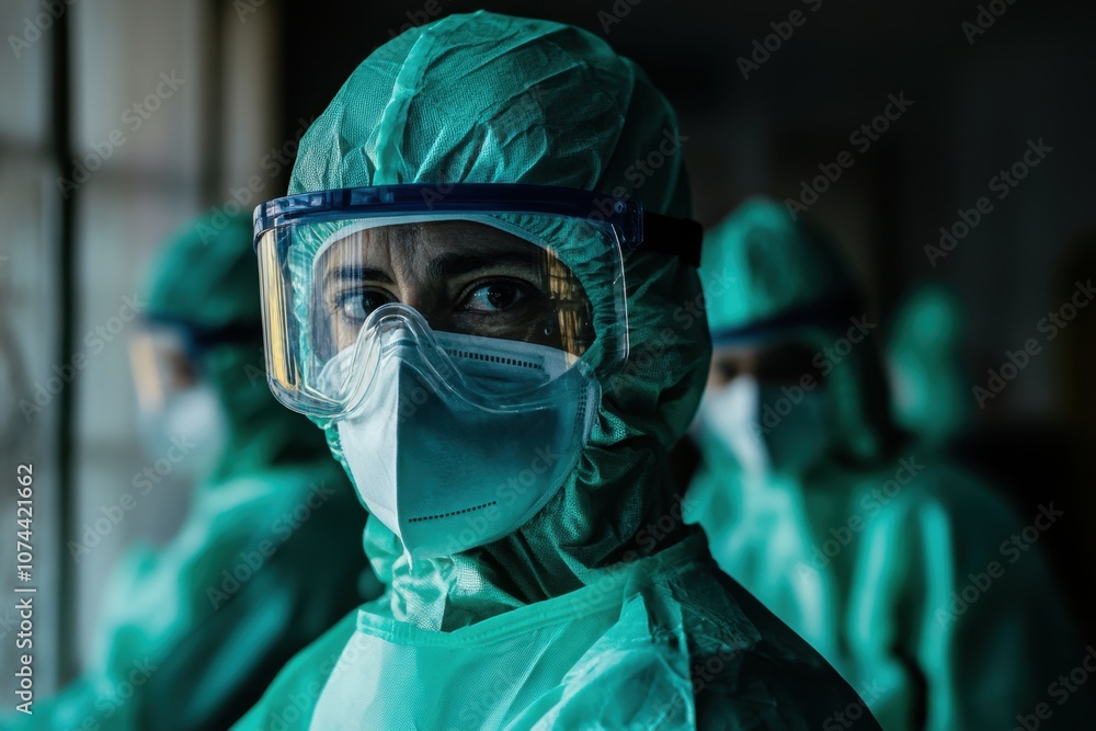 Medical Professionals in Protective Gear During Pandemic Medical Professionals in Protective Gear During Pandemic