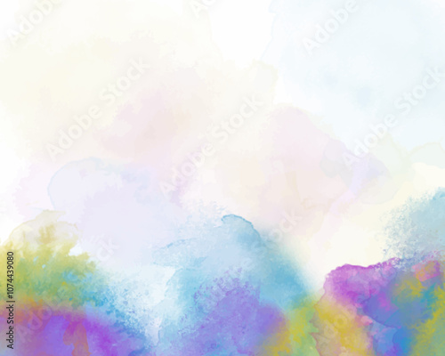 Abstract watercolor textured background. Design for your date, postcard, banner, logo.