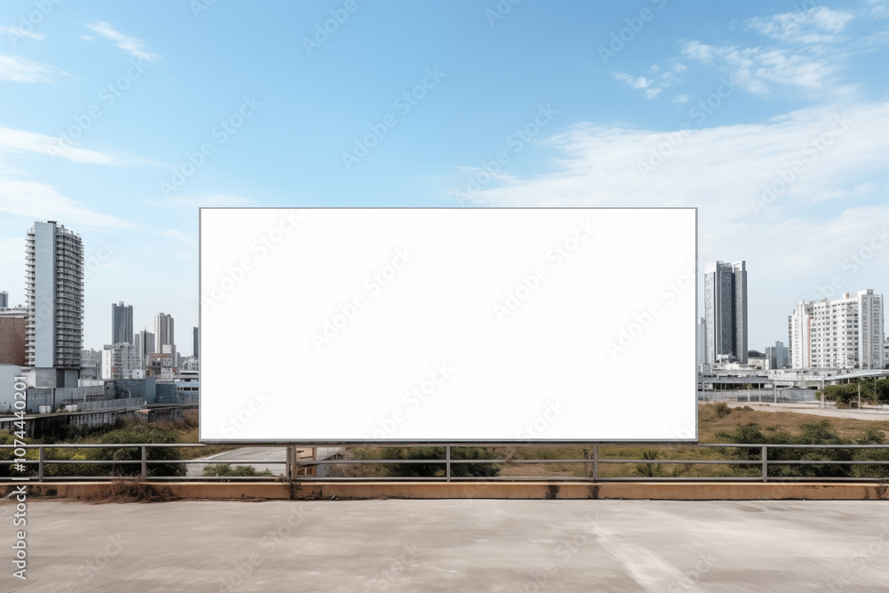 Empty City Billboard Mockup - Ready for Your Ad Campaign Empty City Billboard Mockup - Ready for Your Ad Campaign