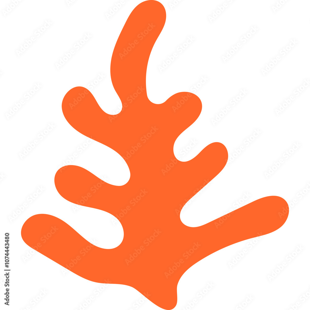 Obraz premium Abstract Seaweed Shape