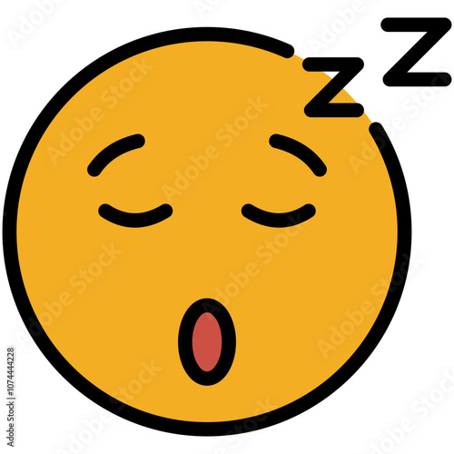 sleep filled line icon