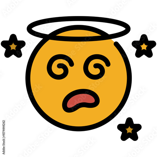 drunk filled line icon