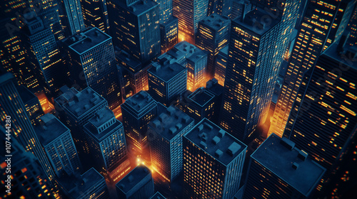 City at Night Lights