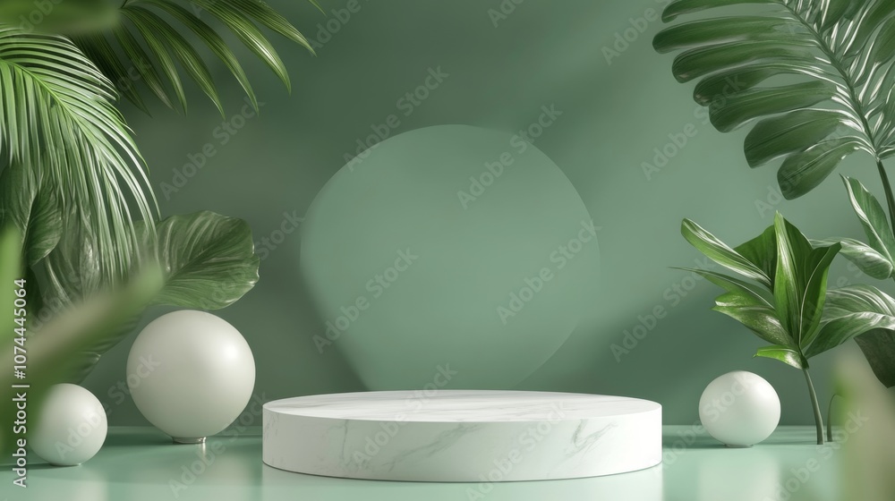 Blank podium stand template in 3D illustration. Blank podium stand template in 3D illustration.