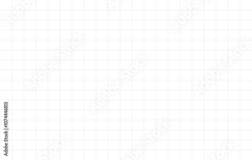 Texture of graph paper, gray grid line paper sheet