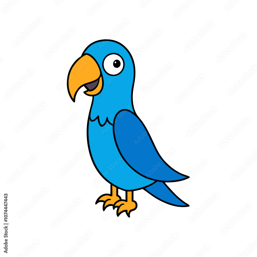 Parrot cartoon vector Parrot cartoon vector