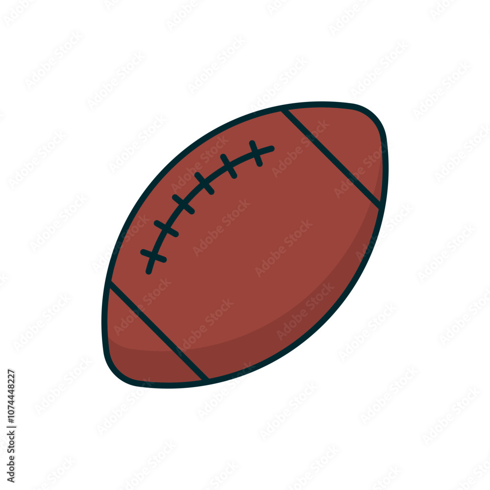 American football icon vector design element templates American football icon vector design element templates