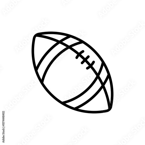 American football icon vector design element templates