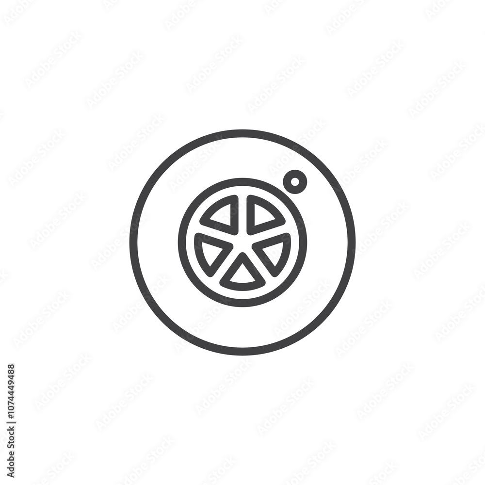 Motion Sensor line icon Motion Sensor line icon
