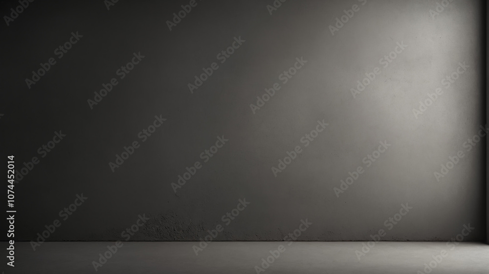 Dark black grungy wall background. concrete wall and floor Dark black grungy wall background. concrete wall and floor