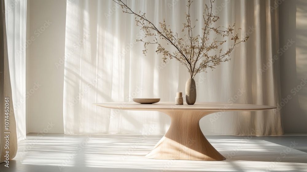 Elegant dining table with timeless design, shown separately on a white backdrop for precise observation. Elegant dining table with timeless design, shown separately on a white backdrop for precise observation.