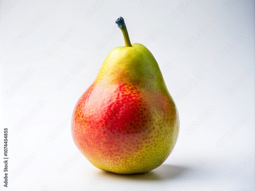 Captivating Low Light Photography of Fresh Sweet Pear on a White Background Highlighting Its Juicy Texture and Natural Beauty for Culinary and Still Life Imagery Captivating Low Light Photography of Fresh Sweet Pear on a White Background Highlighting Its Juicy Texture and Natural Beauty for Culinary and Still Life Imagery