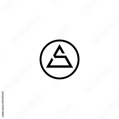 letter logo "AS" for any kind of company