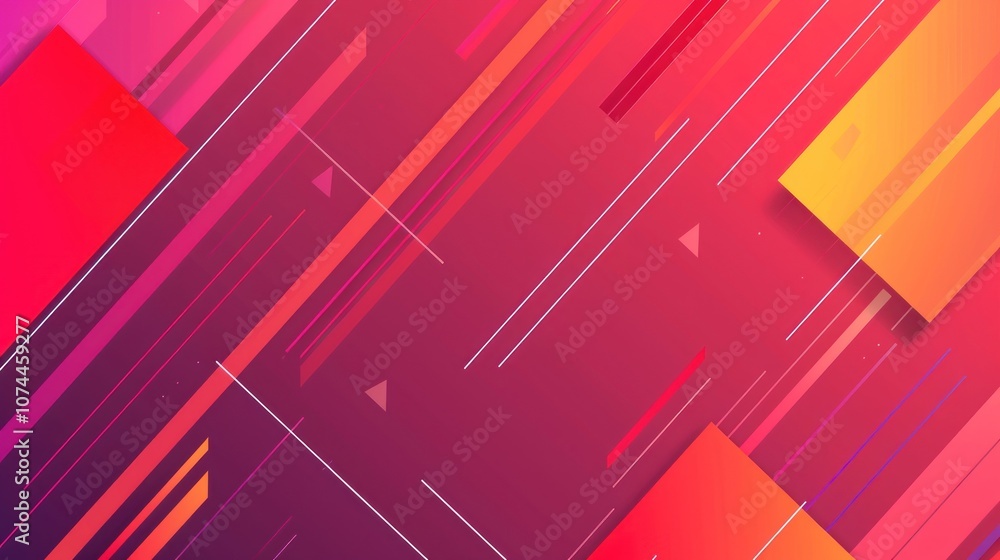 Abstract Background with Red, Orange, and White Lines Abstract Background with Red, Orange, and White Lines