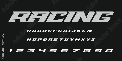 Racing lettering vector graphic apparel clothing prints eps svg png. Typography Fonts graphics designs posters stickers. Download it Now in high resolution format and print it in any size photo