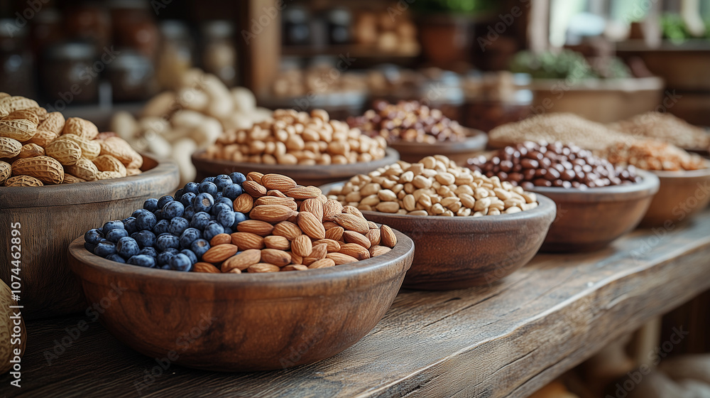 Healthy Bean Varieties in Bowls Natural Plant Based Protein Healthy Bean Varieties in Bowls Natural Plant Based Protein