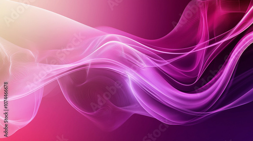 Wallpaper Mural Vivid Abstract Waves of Pink and Purple Smoke in Motion - High Resolution Torontodigital.ca