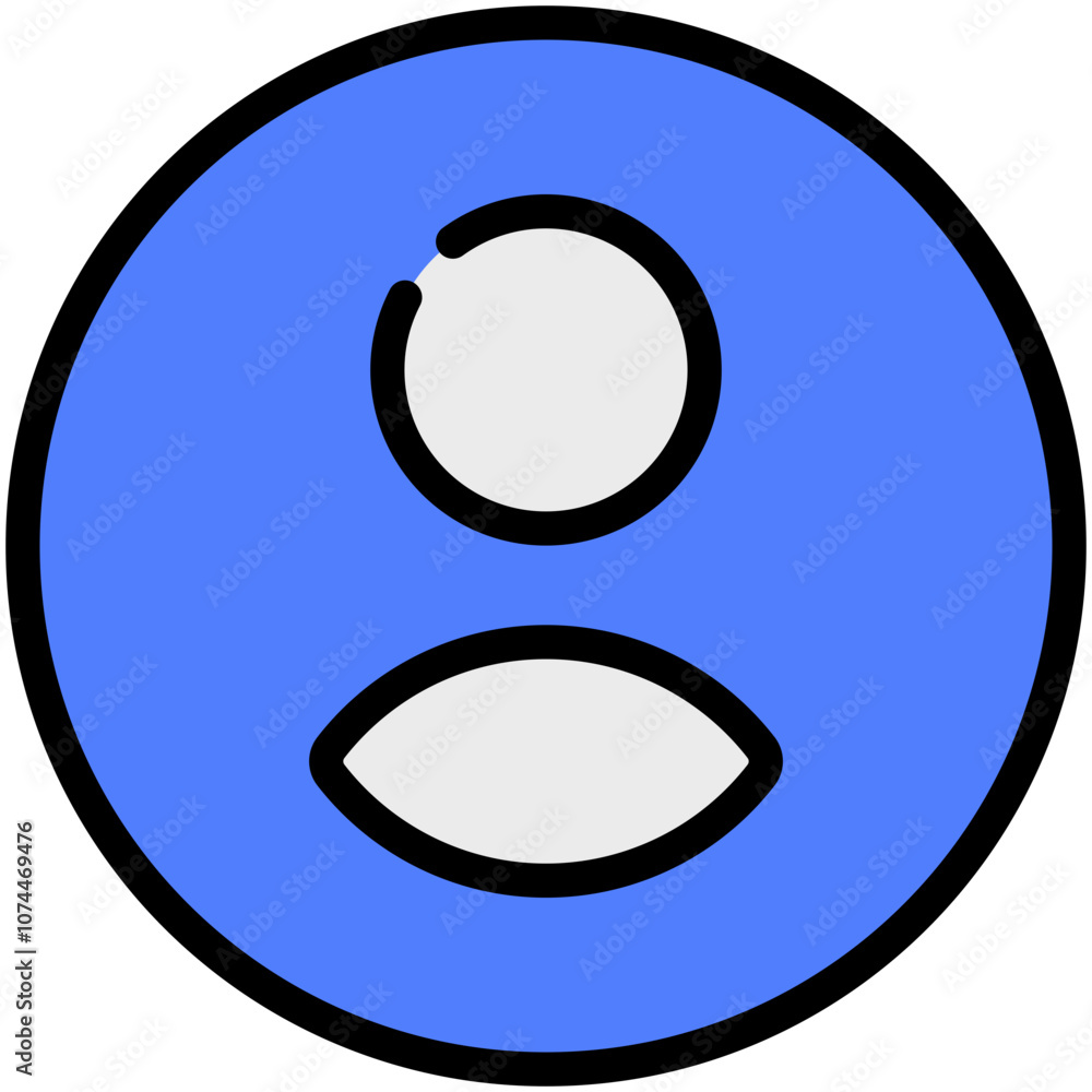profile filled line icon profile filled line icon