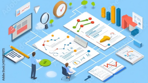 Wallpaper Mural Data Analytics and Business Intelligence Concept Torontodigital.ca