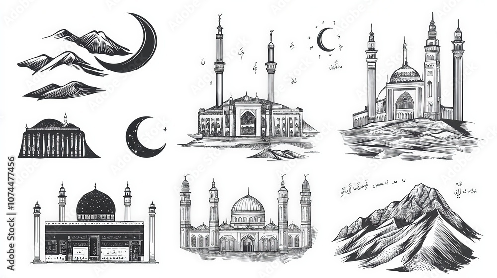 Captivating Islamic Architecture and Serene Landscapes Captivating Islamic Architecture and Serene Landscapes